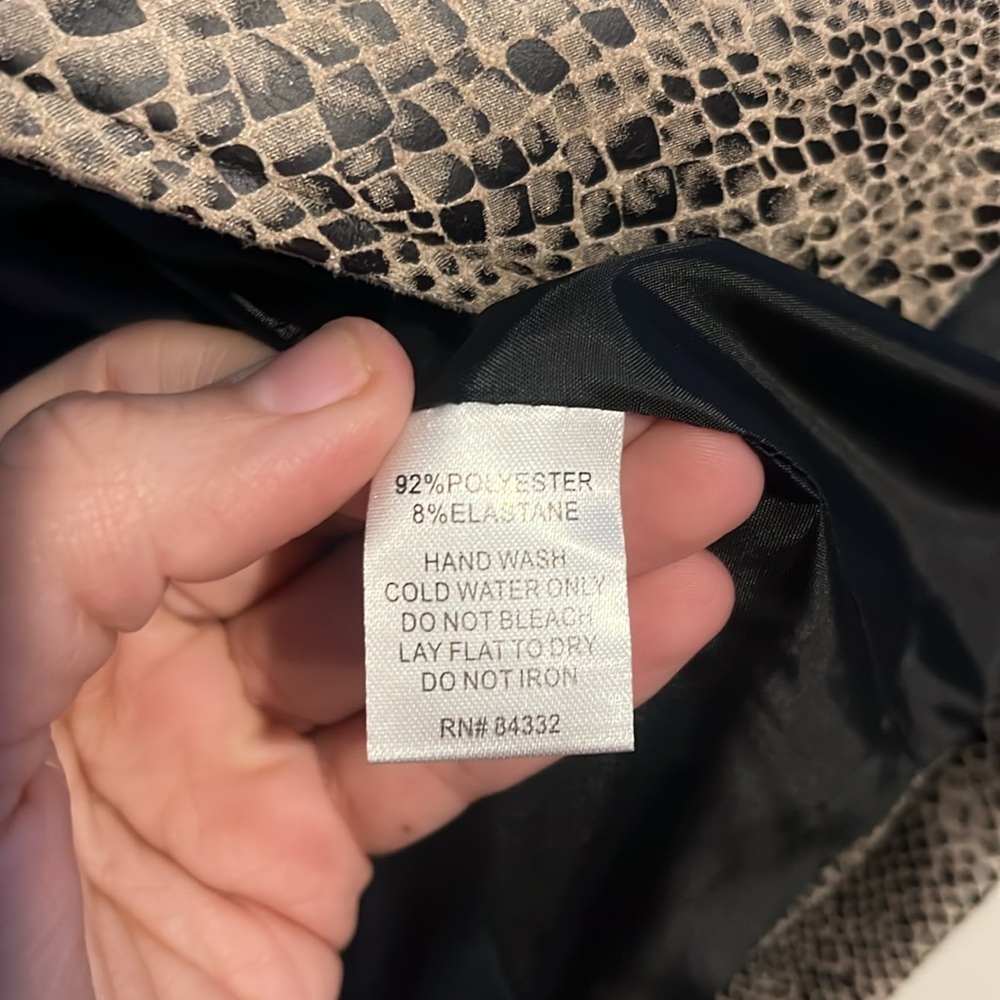 🆕 NWOT Rebecca Elliot Outwear Animal Print Coat - Picture 2 of 3